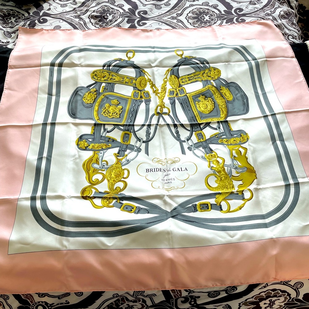 Hermes “Brides de Gala” scarf 90cm